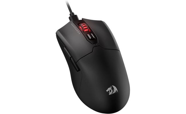 Redragon M995 FYZY Wired Gaming Mouse, 26000 DPI Optical Mouse with 6 Programmable Buttons & 5 Backlit Modes, 51G Ultra Lightweight, Software Supports DIY Keybinds - Black